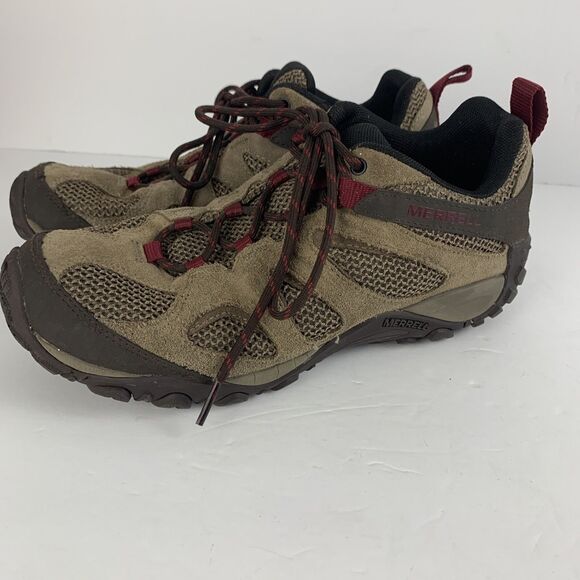MERRELL WOMENS Size 9 YOKOTA 2 COMFORTABLE DURABLE HIKING SHOE BRINDLE J78638 - Picture 1 of 8